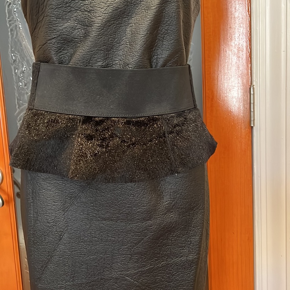 Black Pleather dress - Picture 7 of 13